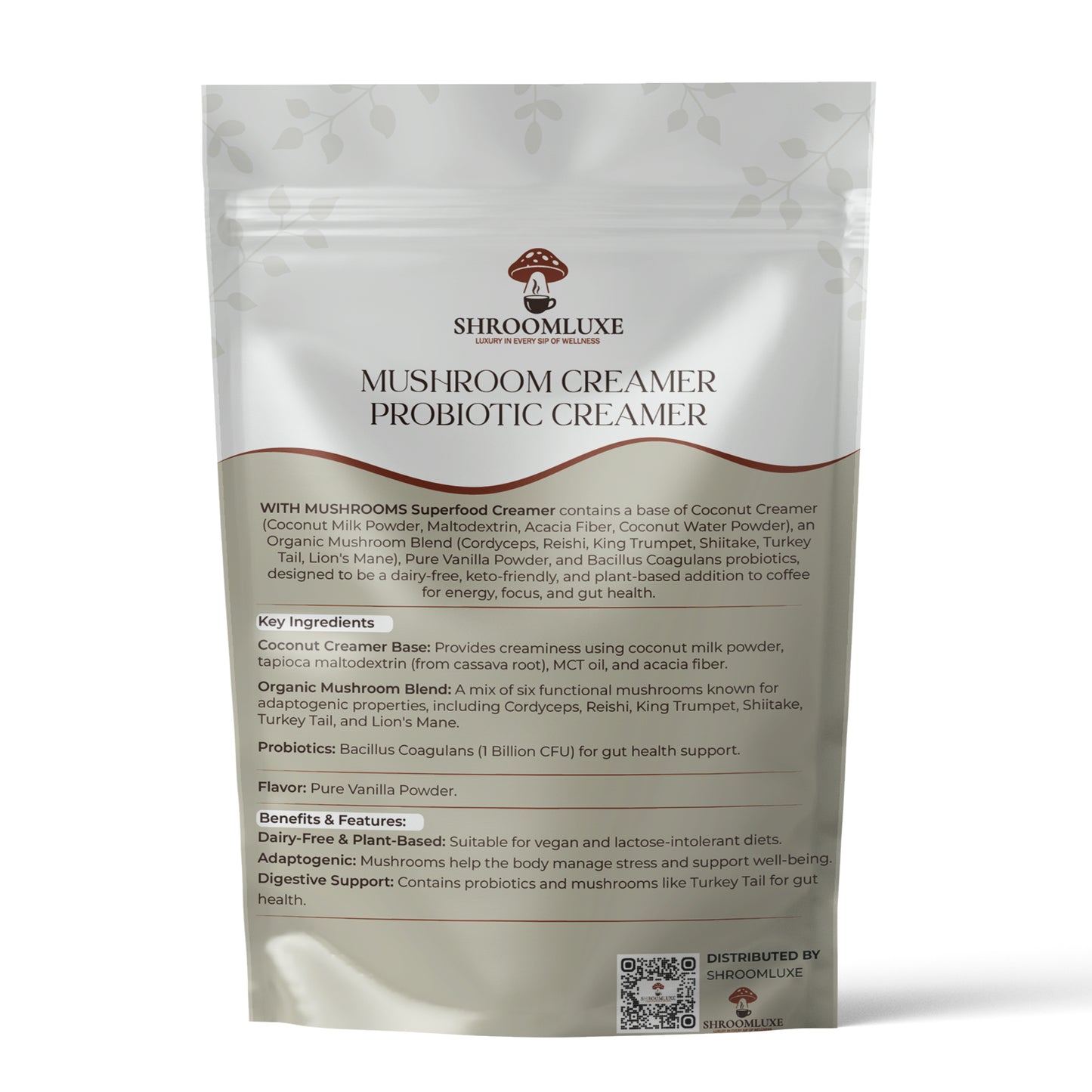 Probiotic Creamer with Mushrooms